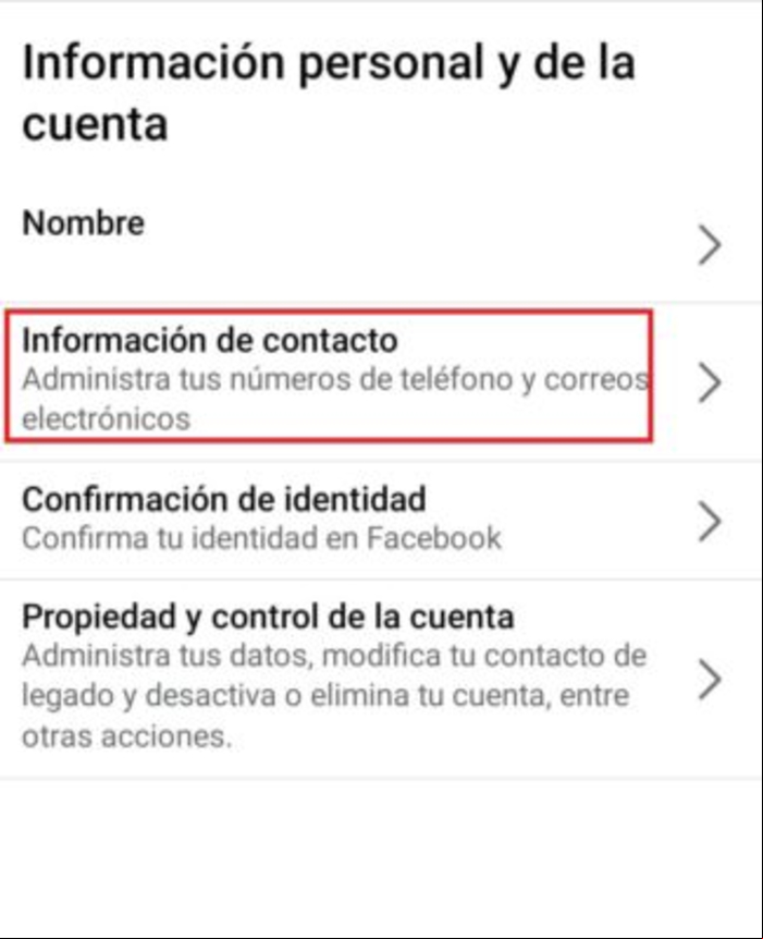 Cómo cambiar el correo de Facebook - Cómo cambiar el correo electrónico de Facebook desde el móvil