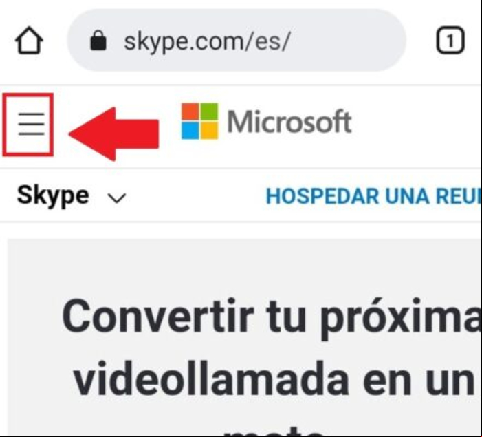 Cómo cambiar la contraseña de Skype - Cambiar la contraseña desde el navegador móvil 
